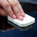 Hand applying ceramic coating with applicator block 128x128